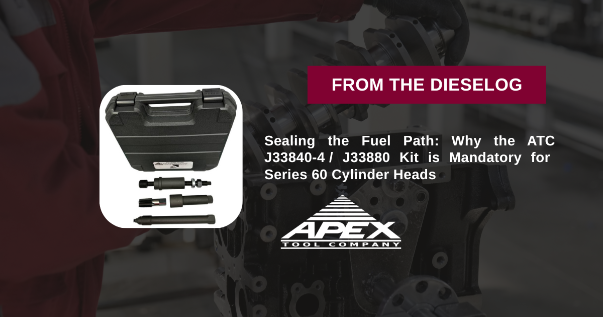 Sealing the Fuel Path: Why the ATC J33840-4 / J33880 Kit is Mandatory for Series 60 Cylinder Heads